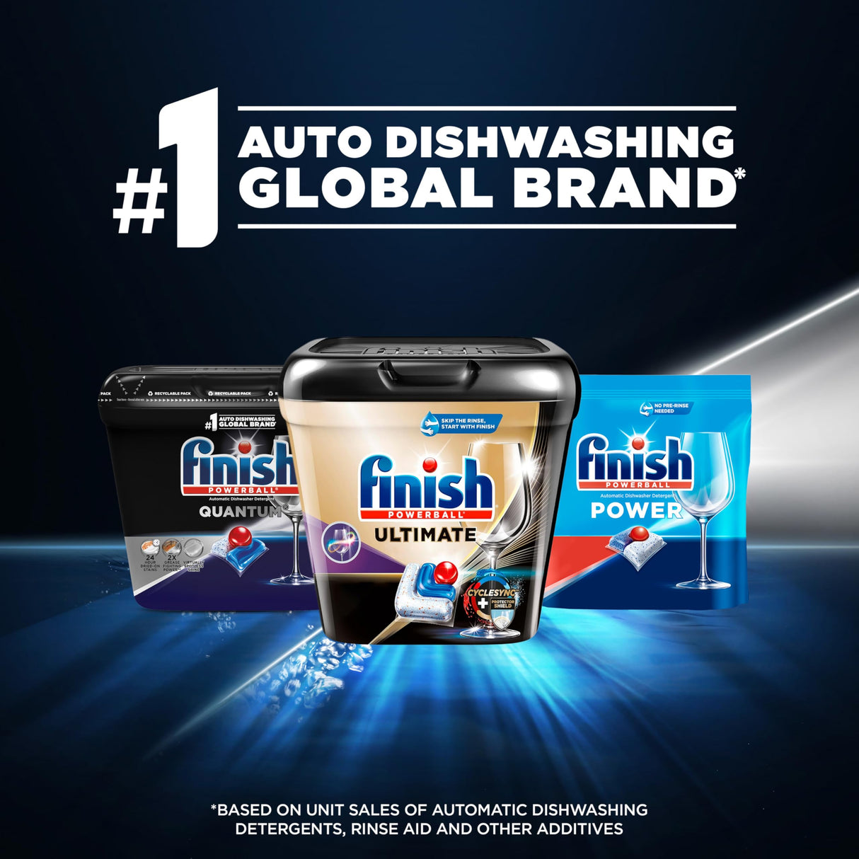 Finish Quantum Dishwasher Pods, No Pre-Rinse Dishwasher Detergent Soap Removes 24HR Dried-On Stain and Grease, Leaving a Virtually Spotless Shine, 84 Count