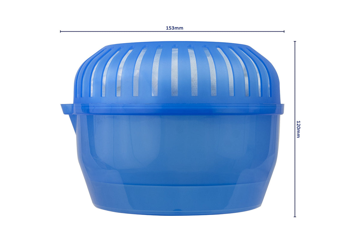 EcoZone Room Damp, Mould & Moisture Trap, Portable Dehumidifier Device, Re-Usable & Re-Fillable, 3 months Protection for Bedrooms, Bathrooms, Garages, Kitchens & Caravans, Vegan Friendly (Single)