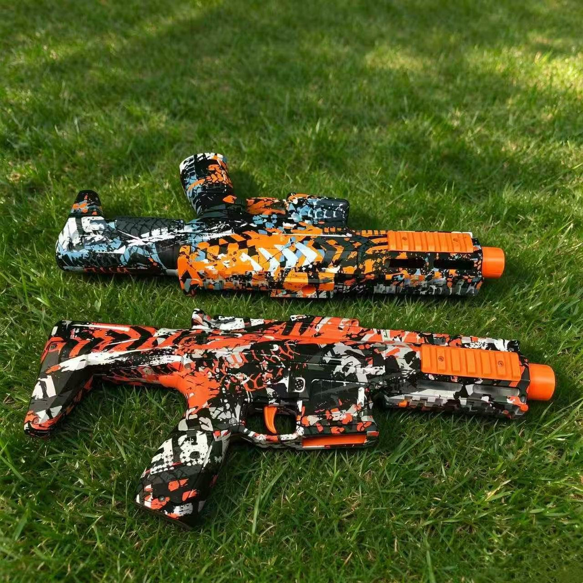 2 Pack Gel Ball Blaster Automatic Electric Splatter Toys with 60000+ Balls