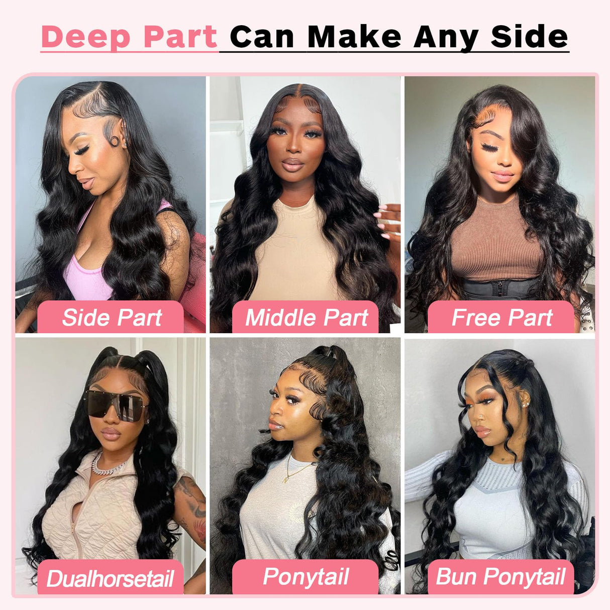 13X6 Body Wave Lace Front Wigs Human Hair 12A 250% Density 30 Inch Lace Frontal Wigs Human Hair Glueless HD Lace Front Wigs Human Hair pre Plucked with Baby Hair Natural Color
