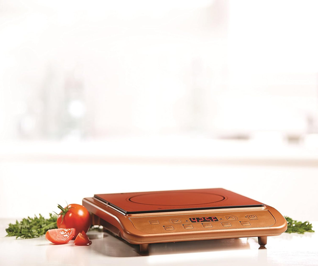 Copper Chef Pro Precision Induction Cooktop With Bonus 11-inch Casserole Pan