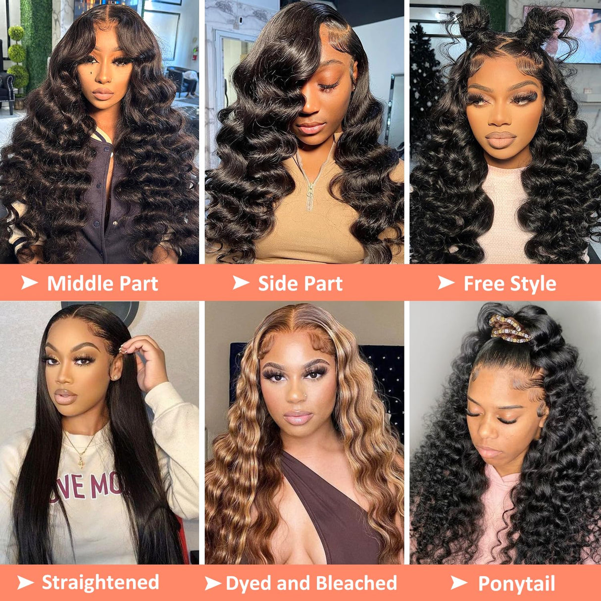 AAKJJ Deep Wave Lace Front Wigs Human Hair 13x4, Raw Human Hair, All-Day Comfort Glueless Pre-Plucked Hairline with Baby Hair, for Women, 200 Density, Natural Color 26 Inch