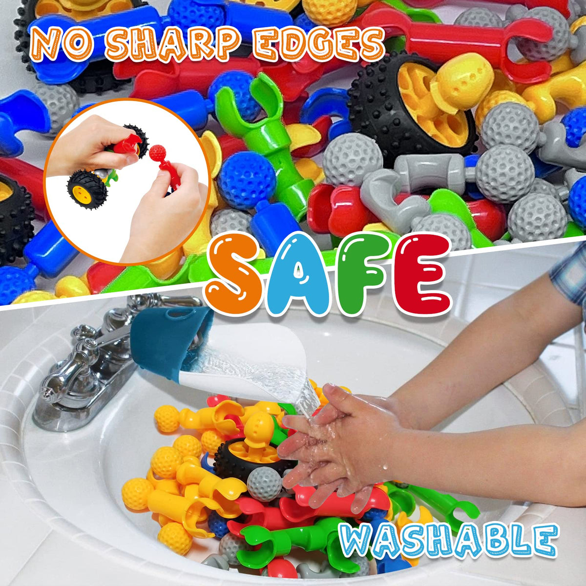 Building Toys for Kids Ages 4-8, STEM Toys for 3 4 5 6 7+ Year Old Boy Gift