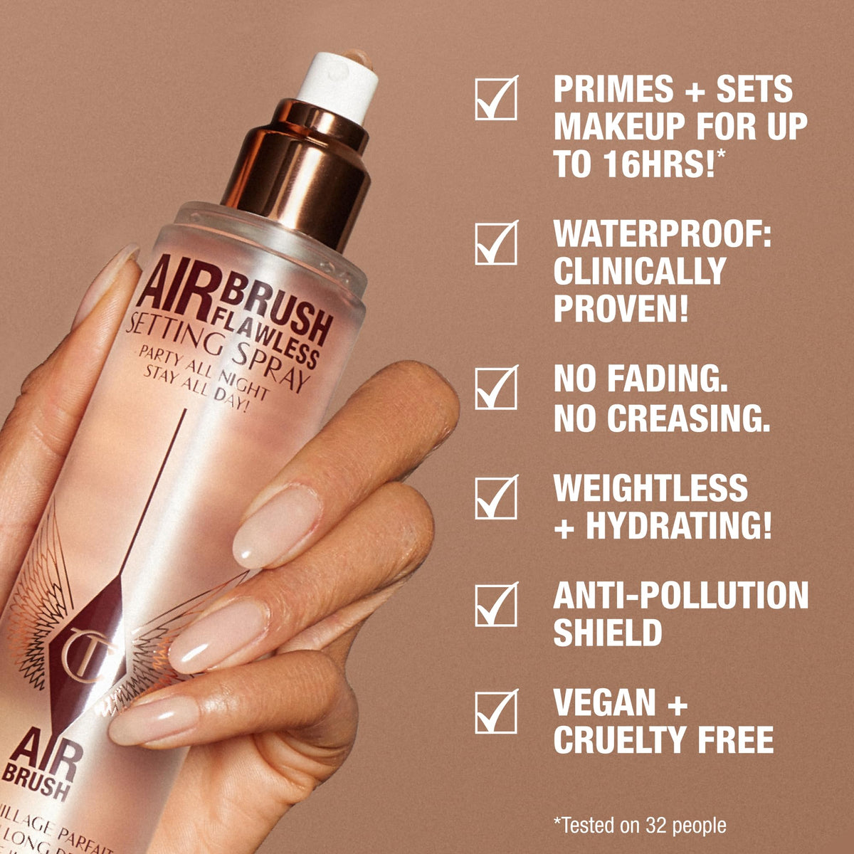 Charlotte Tilbury Airbrush Flawless Setting Spray - Hydrating - 1.1 Fl Oz