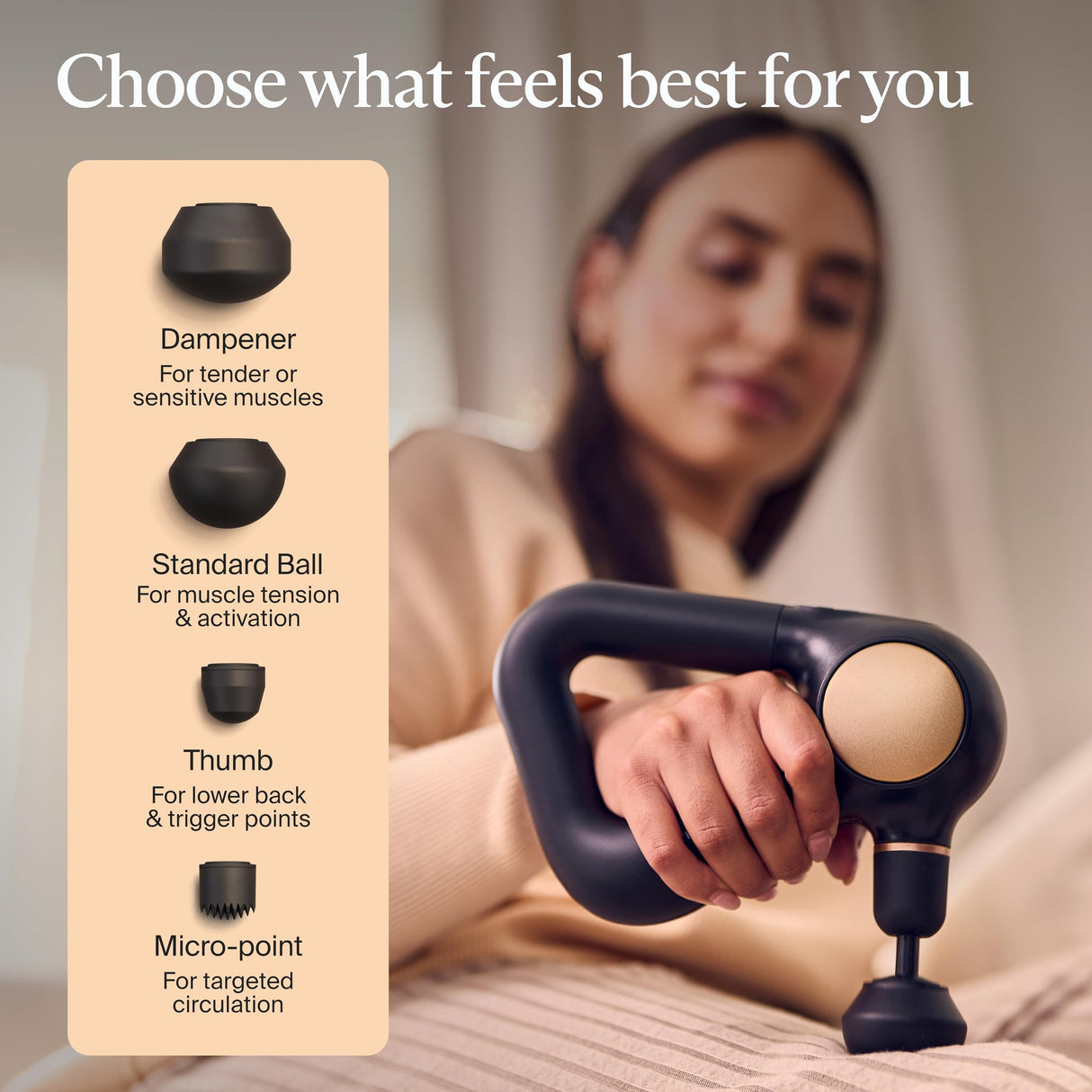 TheraGun Therabody Sense Percussion Massage Gun - Deep Tissue Personal Massager with Preloaded Routines for Stress Relief, Pain Relief & Muscle Soreness in Neck, Back, Leg and Knee (Black)