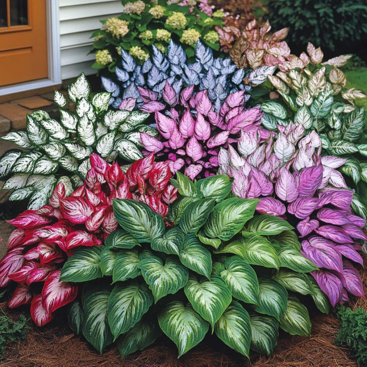 200+ Hosta Seeds Heart-Shaped Hosta Bare Roots - Rich Foliage, Heart Shaped Leaves, Outdoor Garden Attract Pollinators Perennial Bonsai Decoration