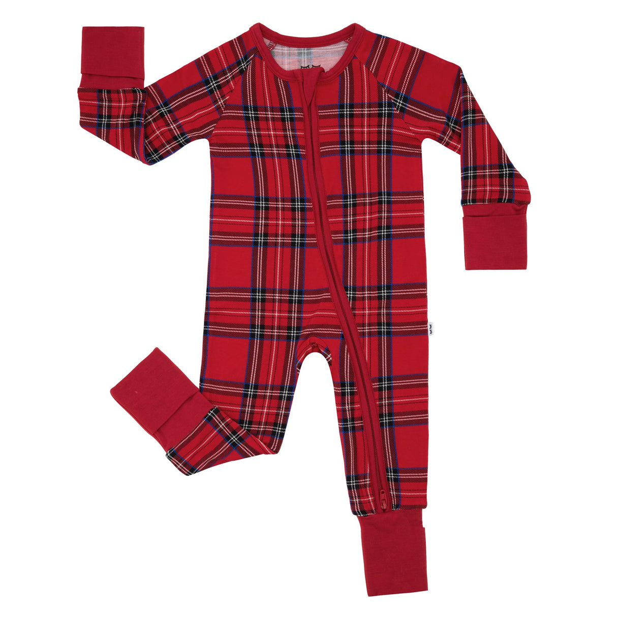 Little Sleepies Christmas Pajamas for Baby Boys & Girls, Viscose from Bamboo Newborn Pajamas, Family Matching Christmas PJs, Holiday Plaid, 6-12 months