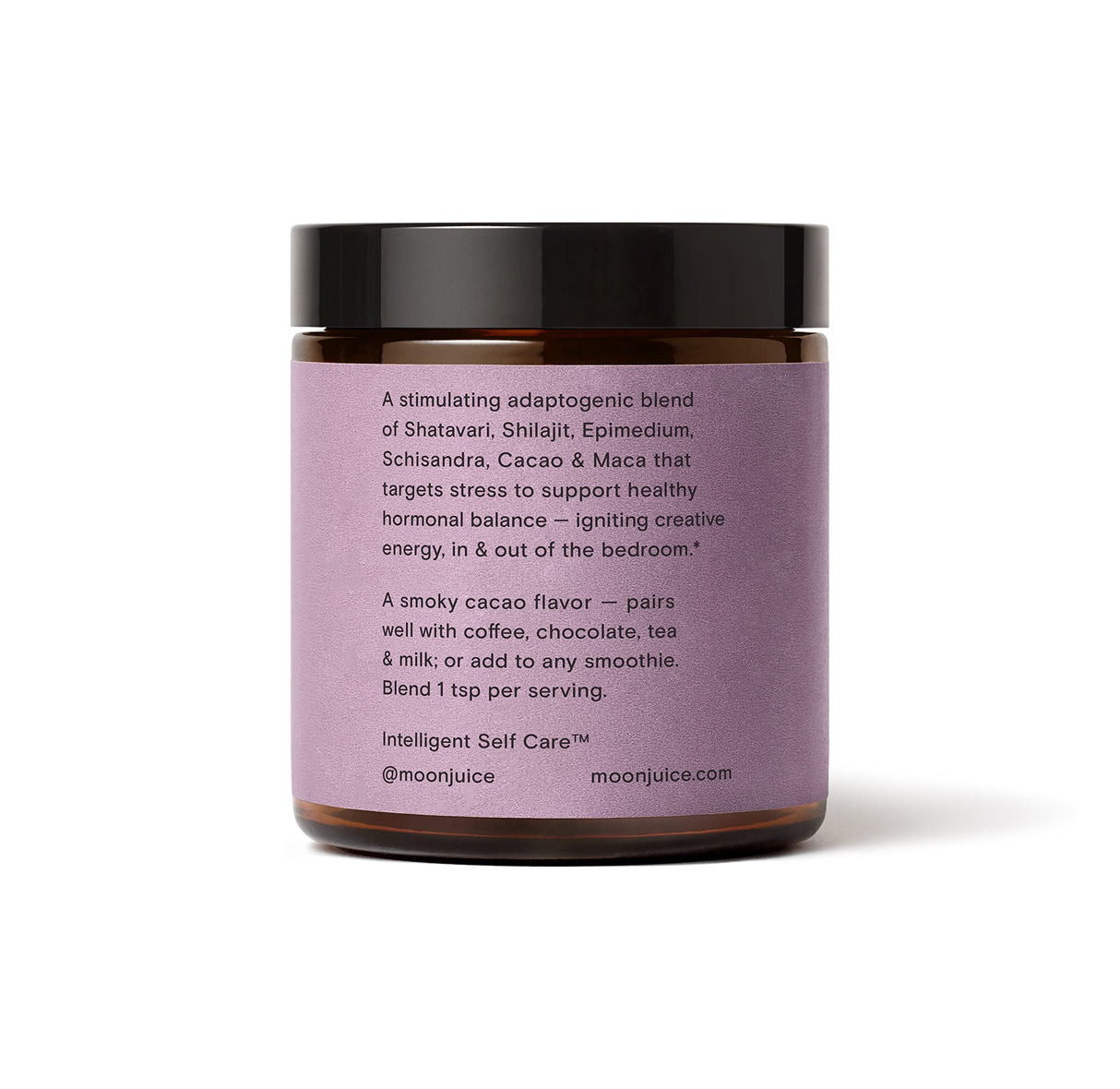 Sex Dust by Moon Juice | Adaptogen Powder Libido Booster for Hormonal Balance + Mood | Shatavari, Shilajit, Cacao Mushroom Powder Supplement | Sugar Free, Caffeine Free | 14 Servings