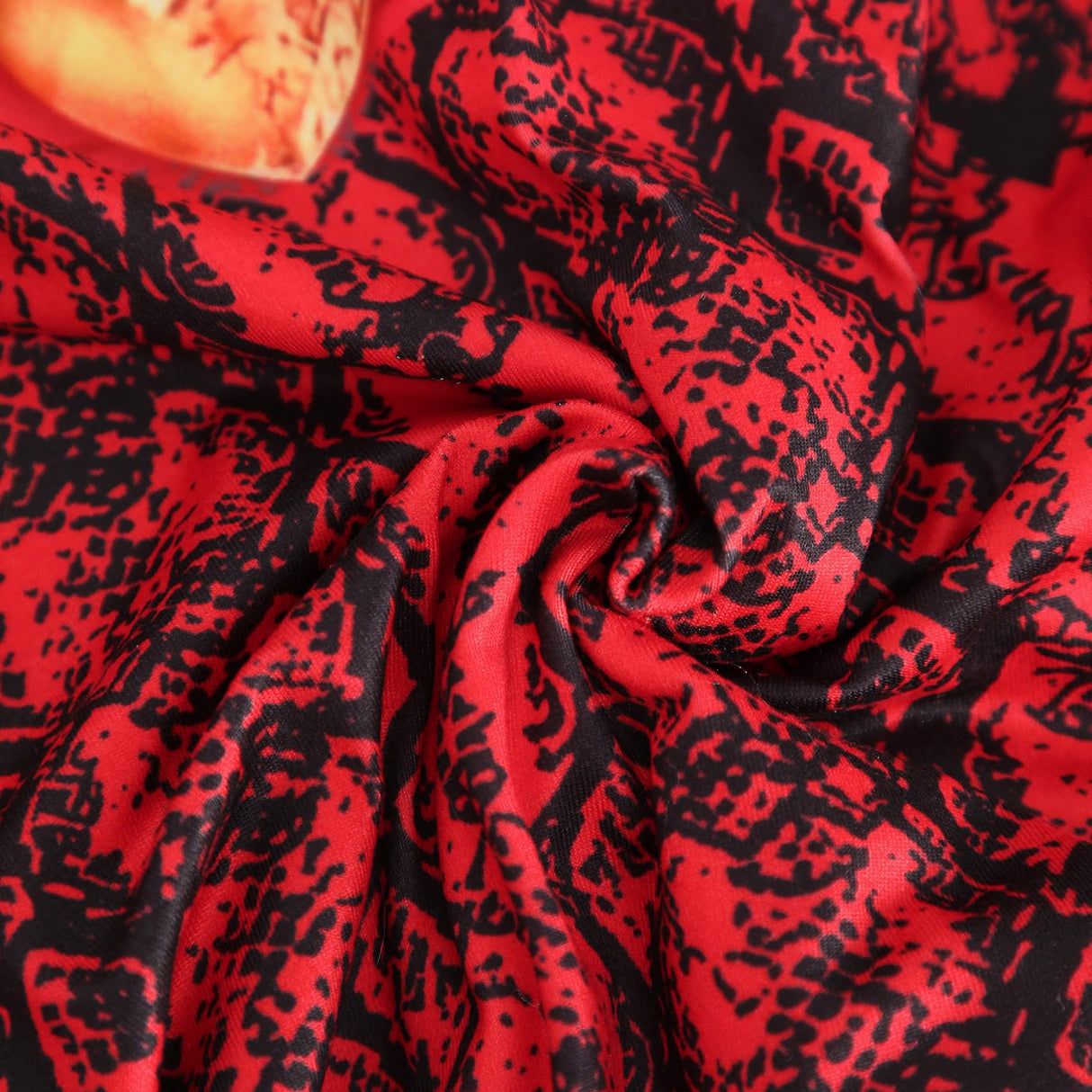 RUXINRUA 4-13 Years Rise of Red Girls Cosplay Costume Sets, Role Playing Outfits Halloween Theme Birthday Christmas Carnival Party Events School Plays Dress Up with Wig (7-8 years)