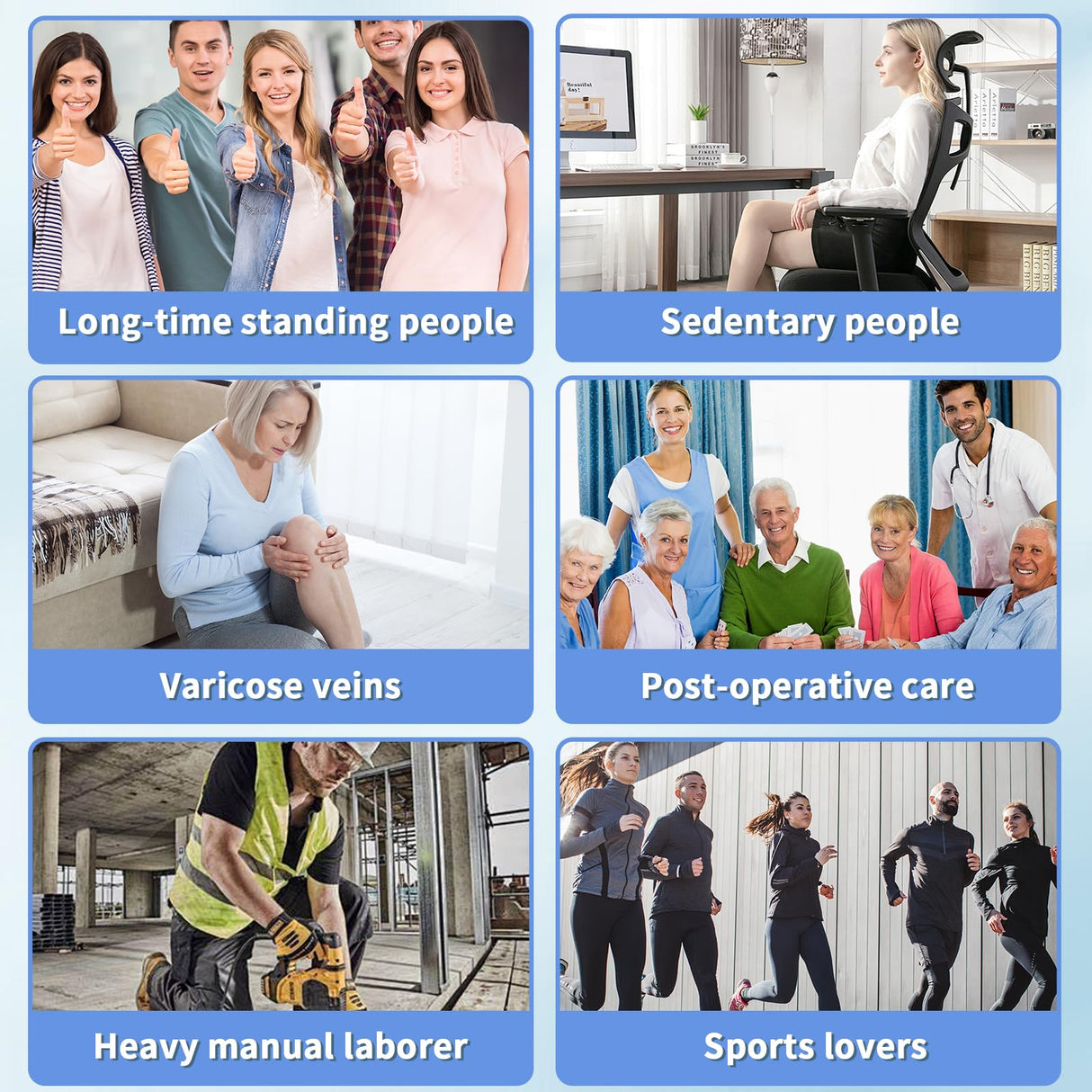 Medical Compression Pantyhose for Women & Men, 20-30mmHg Graduated Support Compression Tights Footless Medical Compression Stockings & Leggings for Edema, Varicose Veins, Swelling(Black,XL)