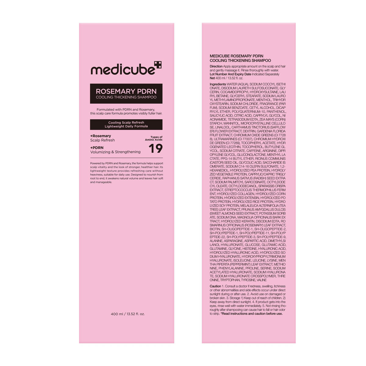 medicube Rosemary PDRN Clarifying Thickening Shampoo, 13.52 fl.oz