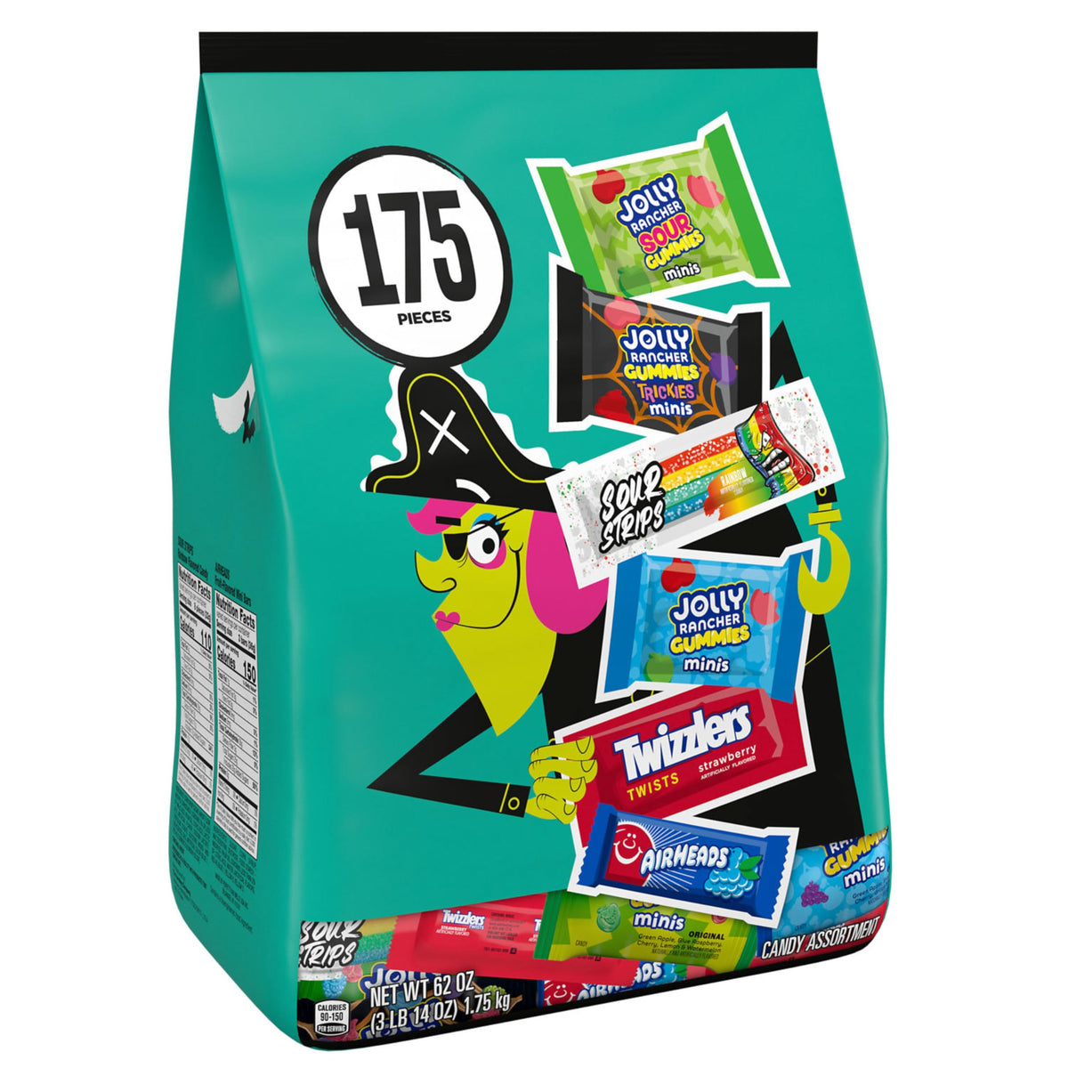 Jolly Rancher, Twizzlers, Sour Strips, Airheads - 175 ct