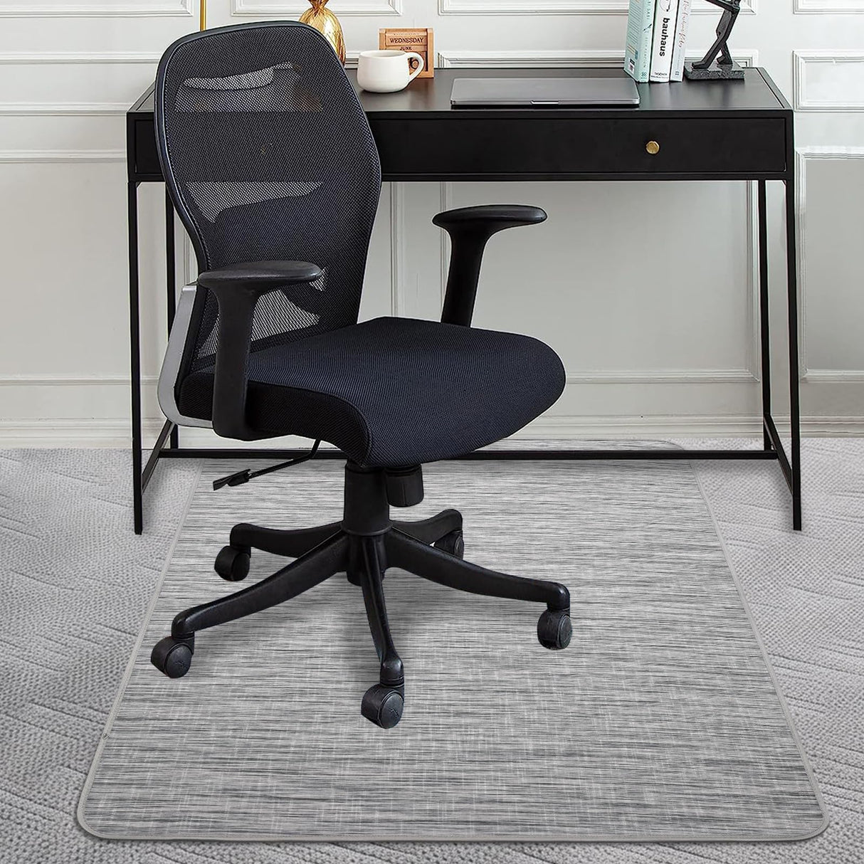 Perfect for Carpet Floors: Protect Your Floor from Scratches and dust of Any Kind with This Perfect Chair mat for Carpeted Floors. The Office Chair mat is Designed for Most Carpet Floors.