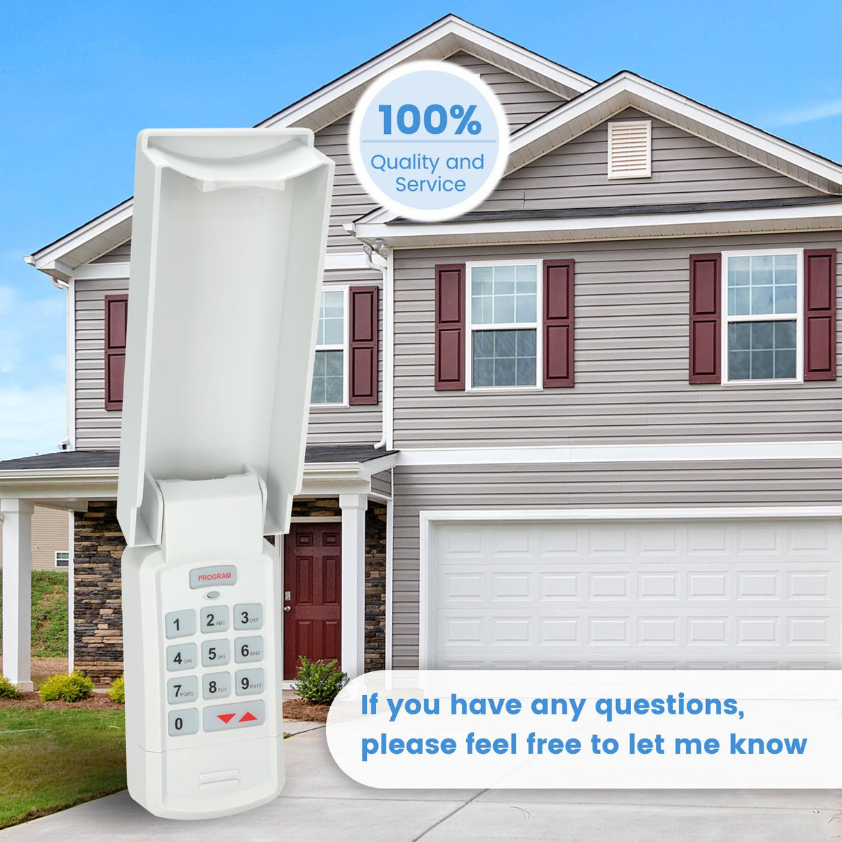 for Genie Garage Door Opener Keypad&Remote,Compatible with All Genie/Overhead Garage Door Opener, for Model GK-R 37332R OKP-BX GK-BX GWKP, GWK-IC, ACSDG, ACSDA1, ACSD1G, B8QACSDA, B8QACSDA1