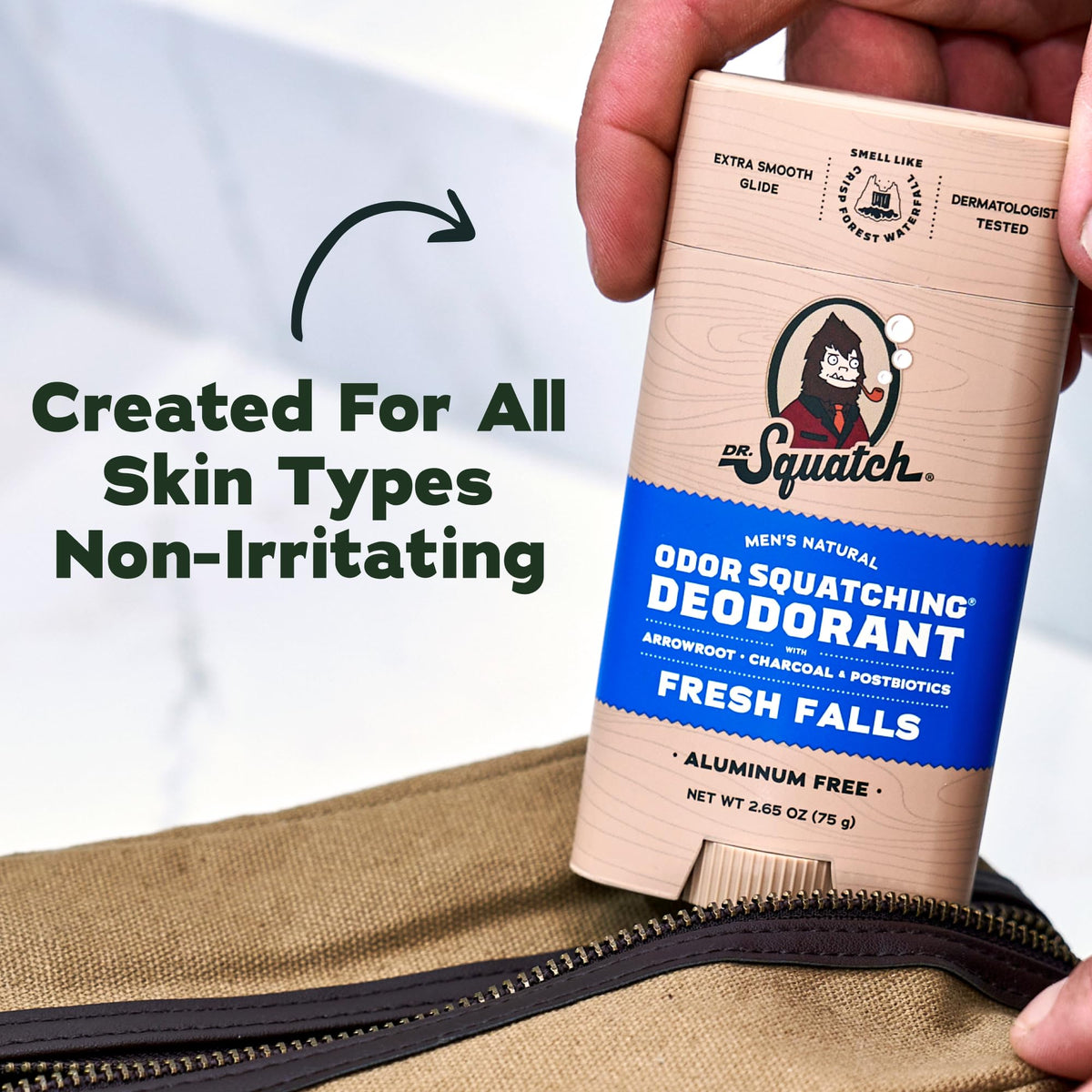 Dr. Squatch Natural Men’s Deodorant, Aluminum Free Deodorant Men (3-Pack)