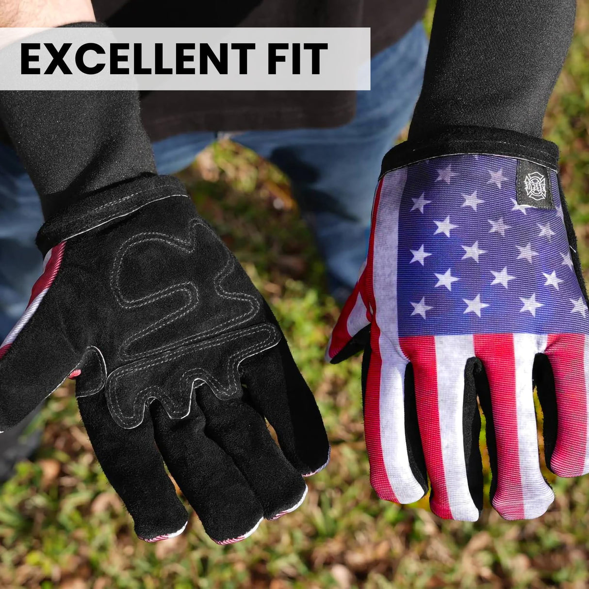 Grill Rescue Grilling Gloves 2.0 - Heat-Resistant Neoprene BBQ Gloves for Safe Grilling, Cooking, and Baking - Durable, One-Size-Fits-All - Version 2 (USA)