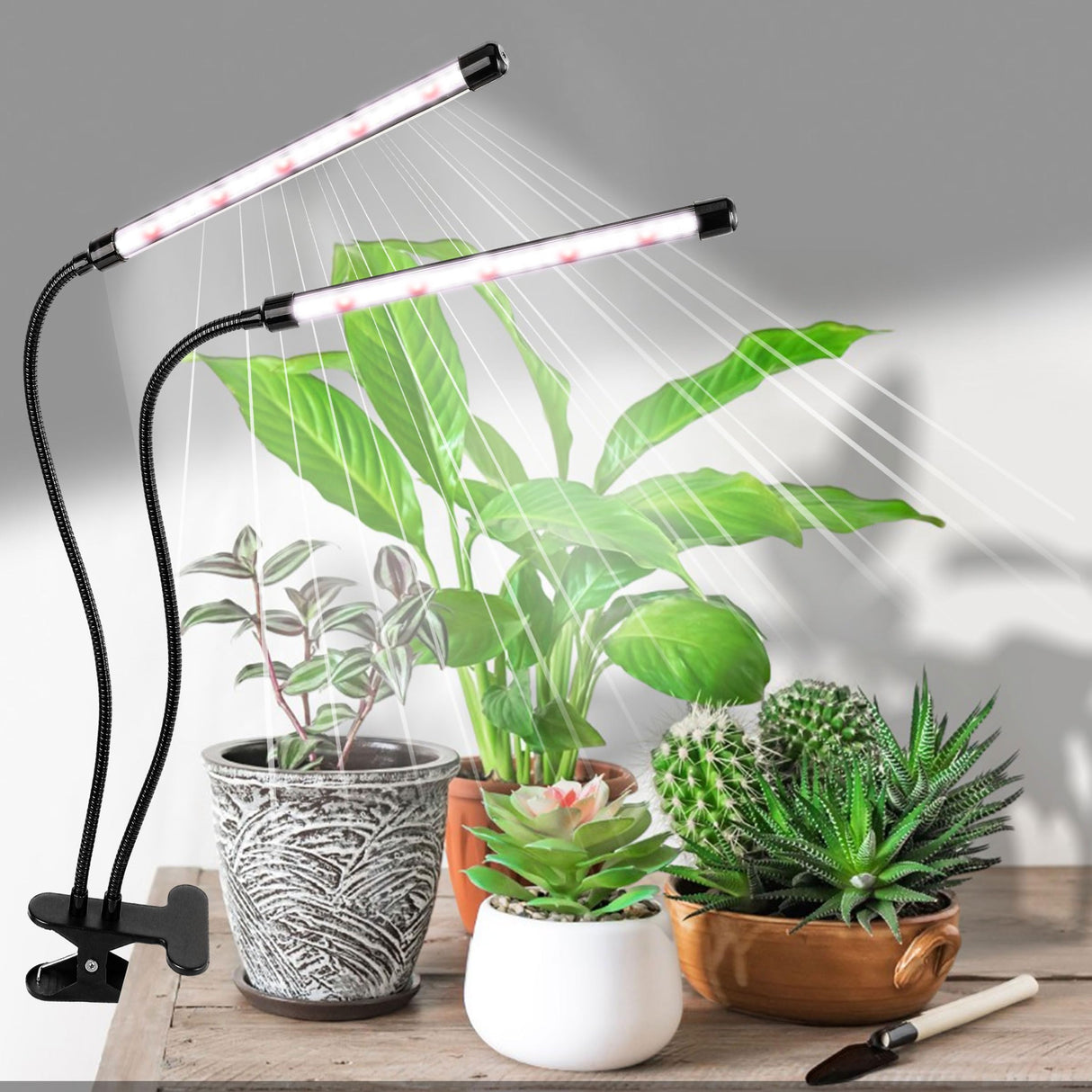 EWPJDK Grow Light 6500K Full Spectrum Plant Grow Lights 84 LED Plant Light with Clip Grow Lamp for Indoor Plants Growing Lamps(1PCS)