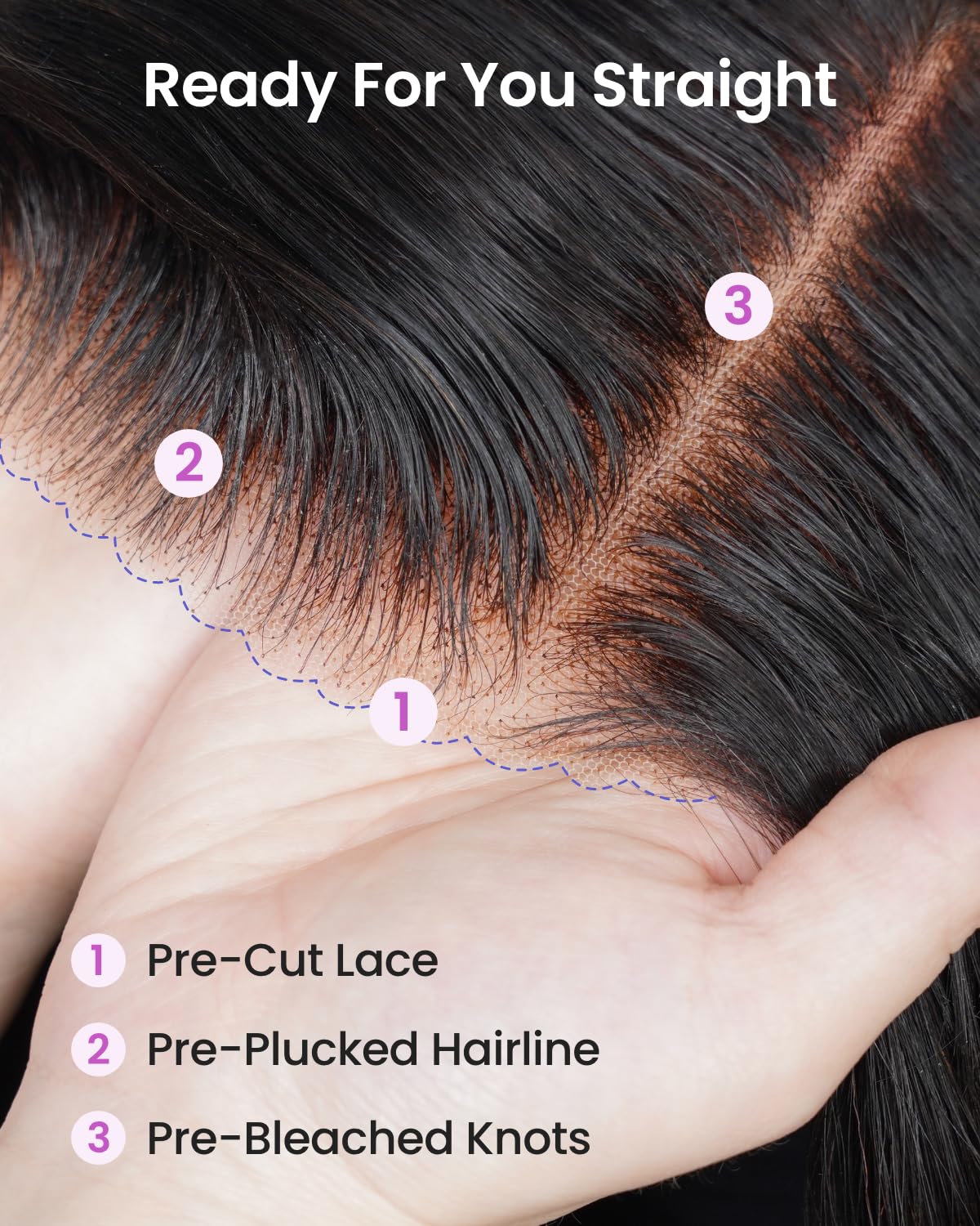 Arabella 5x6 Wear and Go Glueless Wigs Human Hair 210% Density Glueless Wig 12a Pre Cut Lace Front Wigs Human Hair 100% Pre Bleached Plucked Body Wave Wig (20inch, 5X6 Body Wave)