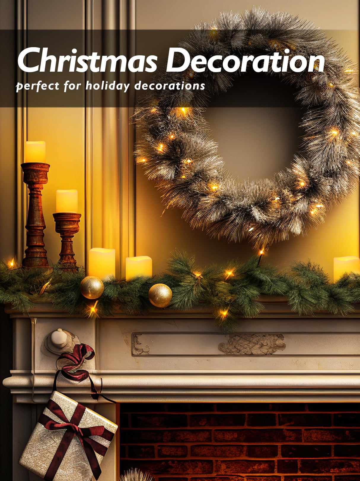 Homemory 50Pack Flickering Flameless Votive Candles,200+Hour Electric Fake Candles,Battery Operated LED Tealight for Wedding,Table,Outdoor,Halloween,Christmas Decoration-Amber Yellow