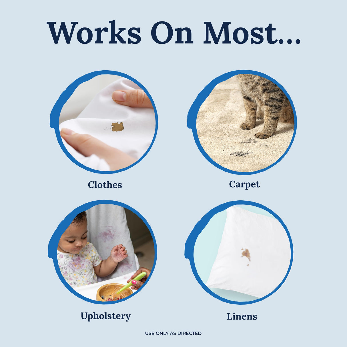 Miss Mouth's Messy Eater Stain Treater Spray - 4oz 3 Pack Stain Remover - Newborn & Baby Essentials - No Dry Cleaning Food, Grease, Coffee Off Laundry, Underwear, Fabric