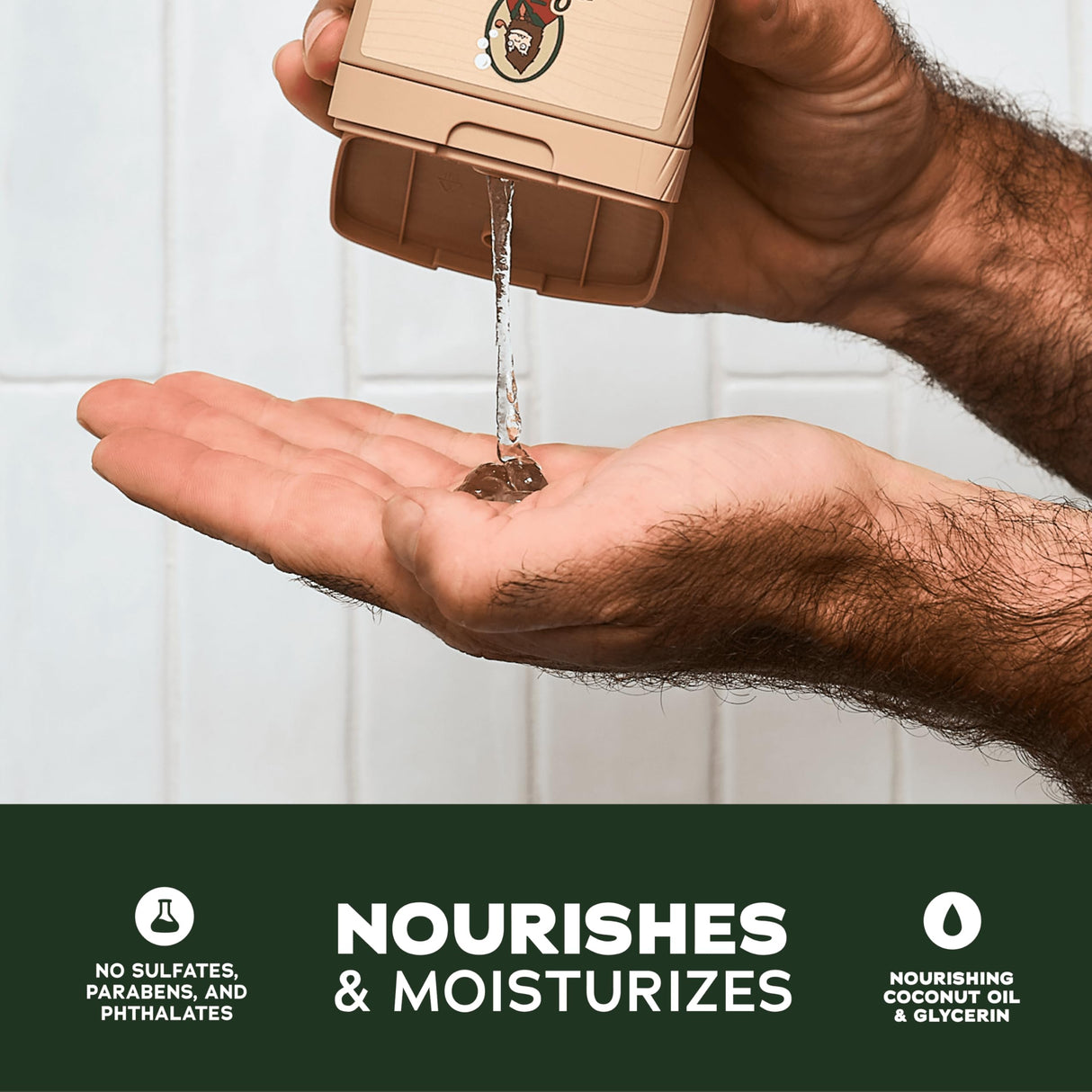 Dr. Squatch NEW Natural Body Wash and Hair Kit for Men Gift Set | No Paraben, Phthalate, Sulfate | Fresh Falls Body Wash (14 oz, 2-Pack), Shampoo (8 fl oz) & Conditioner (11.5 fl oz)