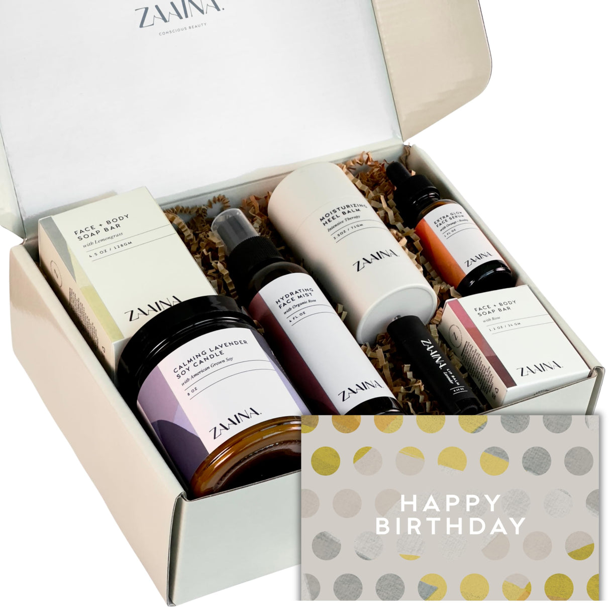 Birthday Gift Set for Women - Spa Gift Set for Women - Luxurious Bath Gift Set, Spa Gift Set, Relaxing Spa Set for Women, Pampering Body Care Set, Spa Gift Basket for Women, Self Care Kit by ZAAINA