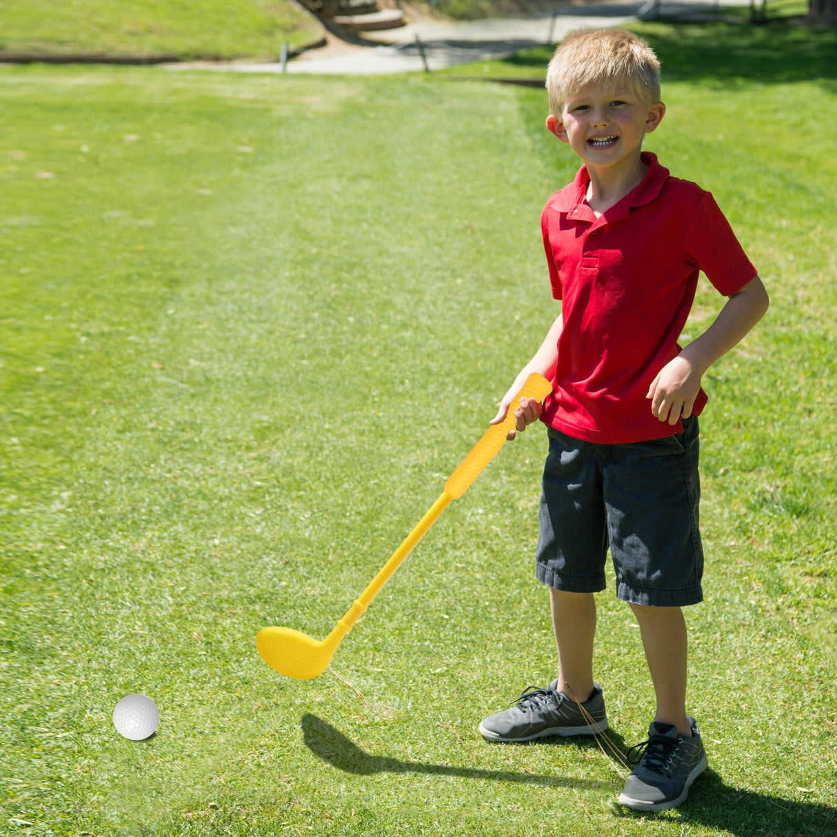 Dyienocs Plastic Mini Golf Clubs for Toddlers,Kids Golf Clubs Set,Outdoor/Indoor Golf Toys Christmas Birthday Present for Boys Girls