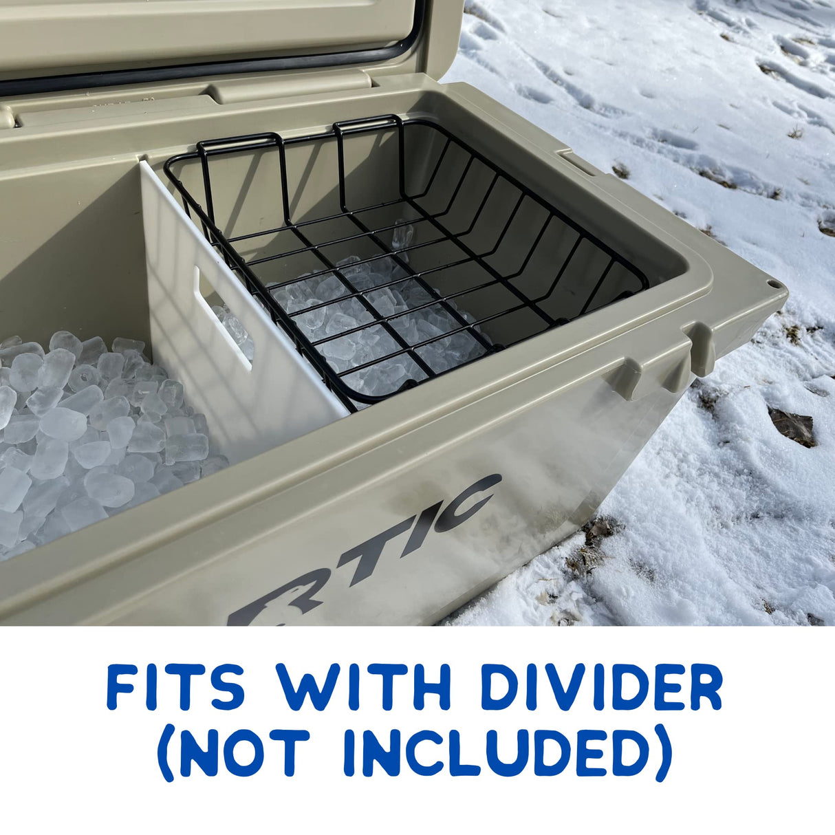 Cooler Basket for RTIC 65 Qt - Compatible with Dividers and other RTIC Cooler Accessories