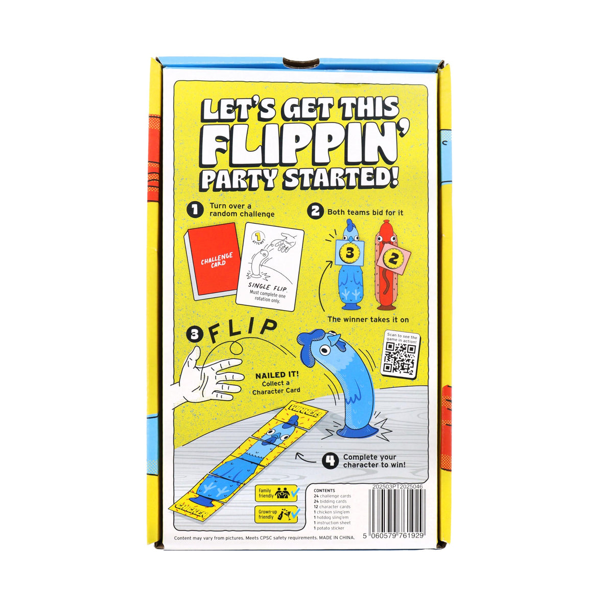 Chicken vs Hotdog Flipping Hilarious Party Game - Kids, Teens, Adults