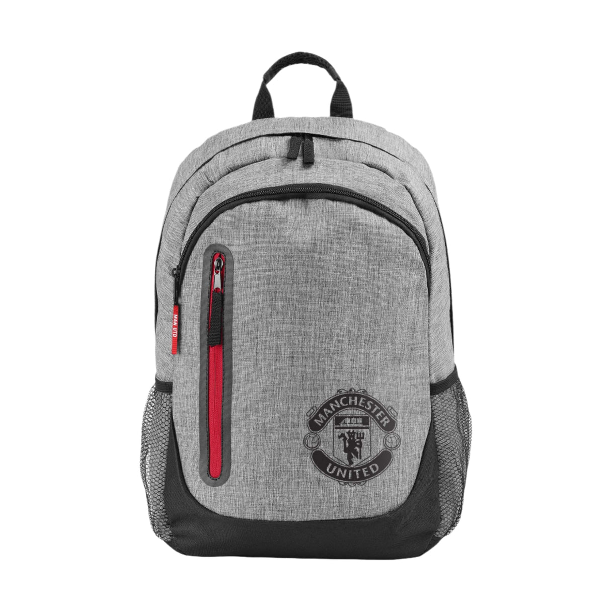 FOCO Officially Licensed Manchester United FC Grey Mono Football Backpack, Manchester United Fc, One Size