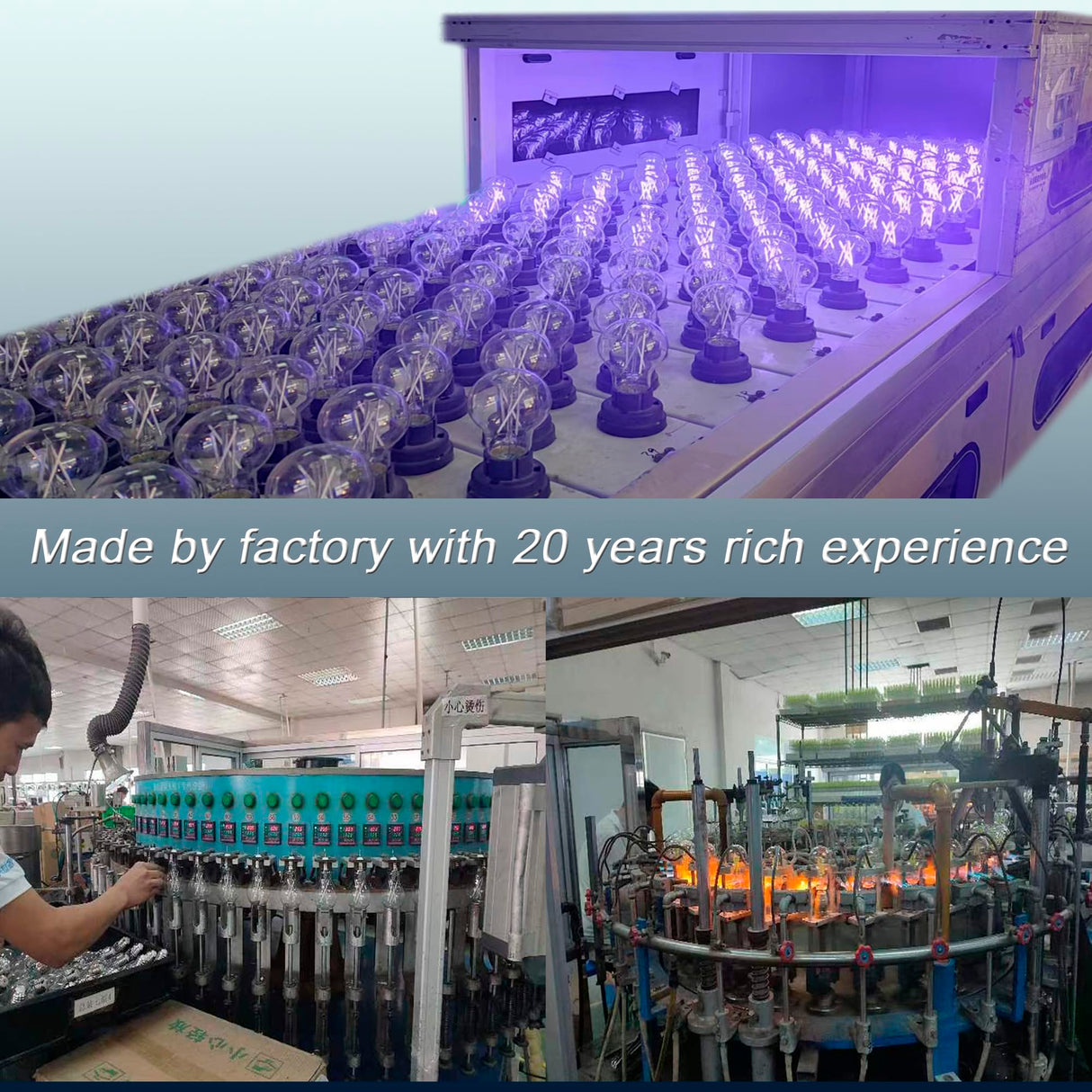 TITO 4 Pack E26 A19 Dimmable Filament LED Black Light Bulbs, UVA 395nm 6W Blacklight Bulb 100W Equivalent, Black Light Bulb Glow in Dark Halloween Christmas Party Fluorescent Posters Decor Display