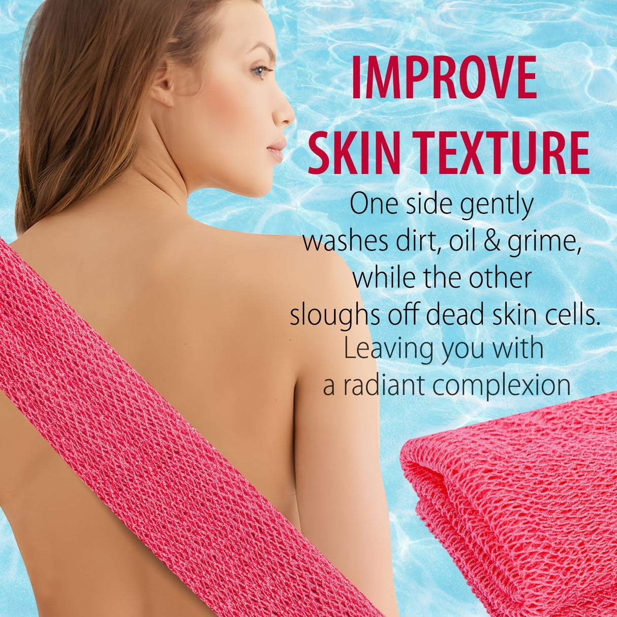 African Net Sponge Authentic African Exfoliating Net Real African Bath Sponge Body Scrub Net Long Rag Net Shower Scrubber