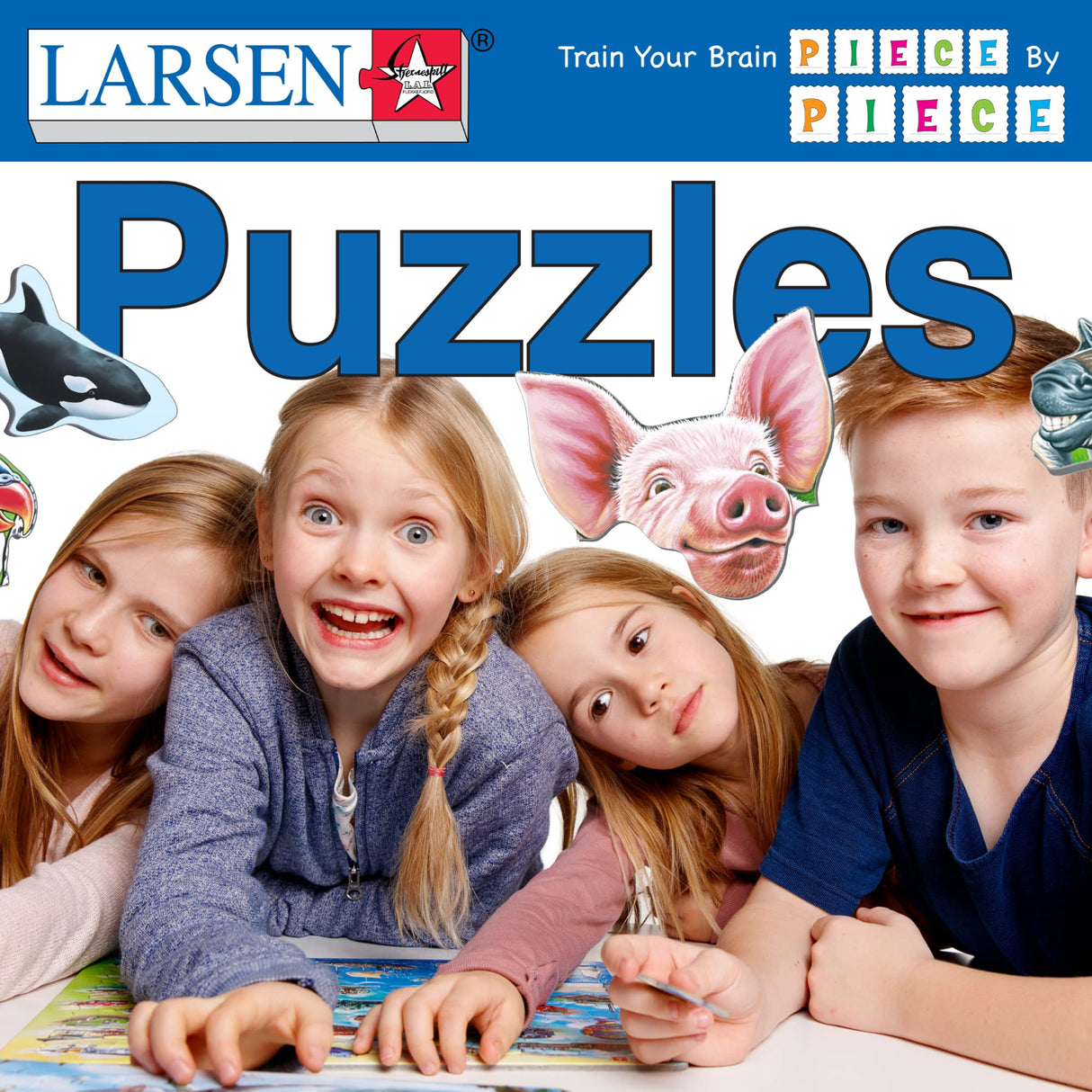 Larsen K13 Africa Political Map, English Edition, 70 Piece Boxless Tray & Frame Jigsaw Puzzle