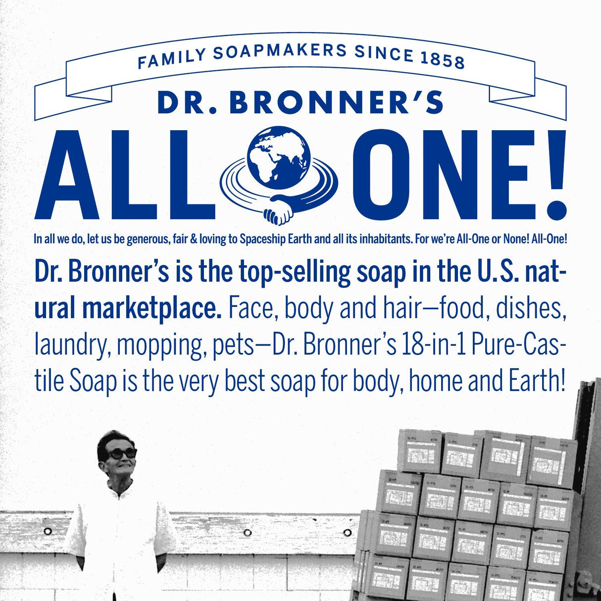 Dr. Bronner's - Pure-Castile Bar Soap (Peppermint, 5 Ounce, 12-Pack) - Made with Organic Oils, For Face, Body & Hair, Gentle & Moisturizing, Biodegradable, Vegan, Cruelty-free, Non-GMO