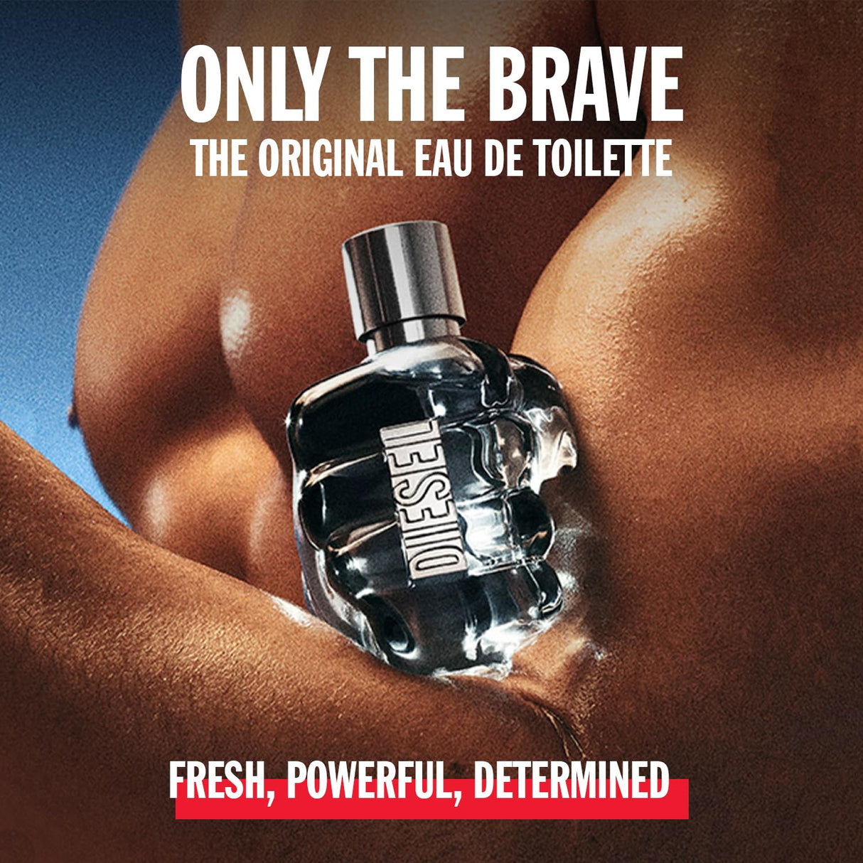 DIESEL Only The Brave, Eau de Toilette for Men, Fougere Scent With Notes of Lemon, Rosemary & Ambery Wood, 6.8 Fl. Oz.