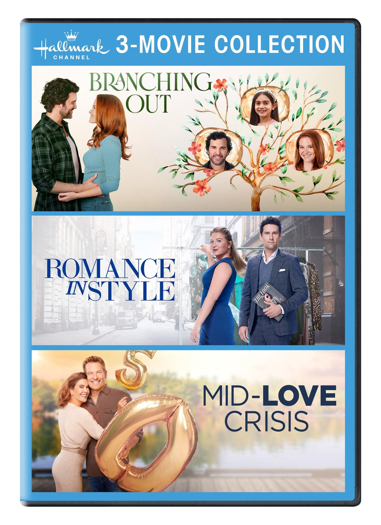 Hallmark 3-Movie: Branching Out, Romance in Style, Mid-Love Crisis