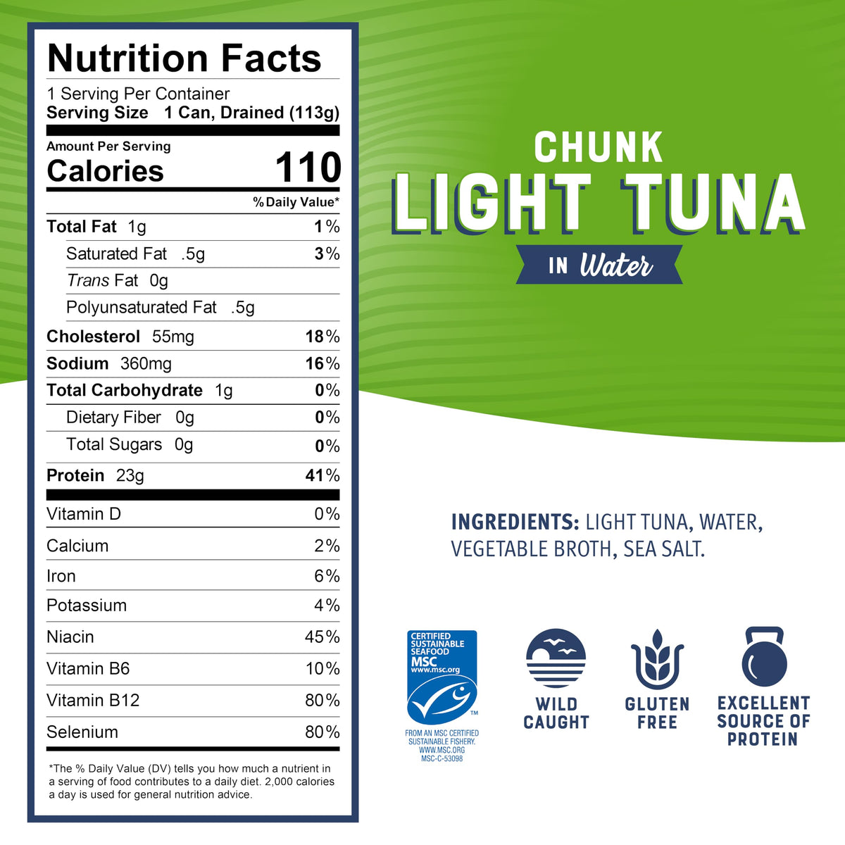Bumble Bee Chunk Light Tuna in Water, 5 oz (Pack of 24)