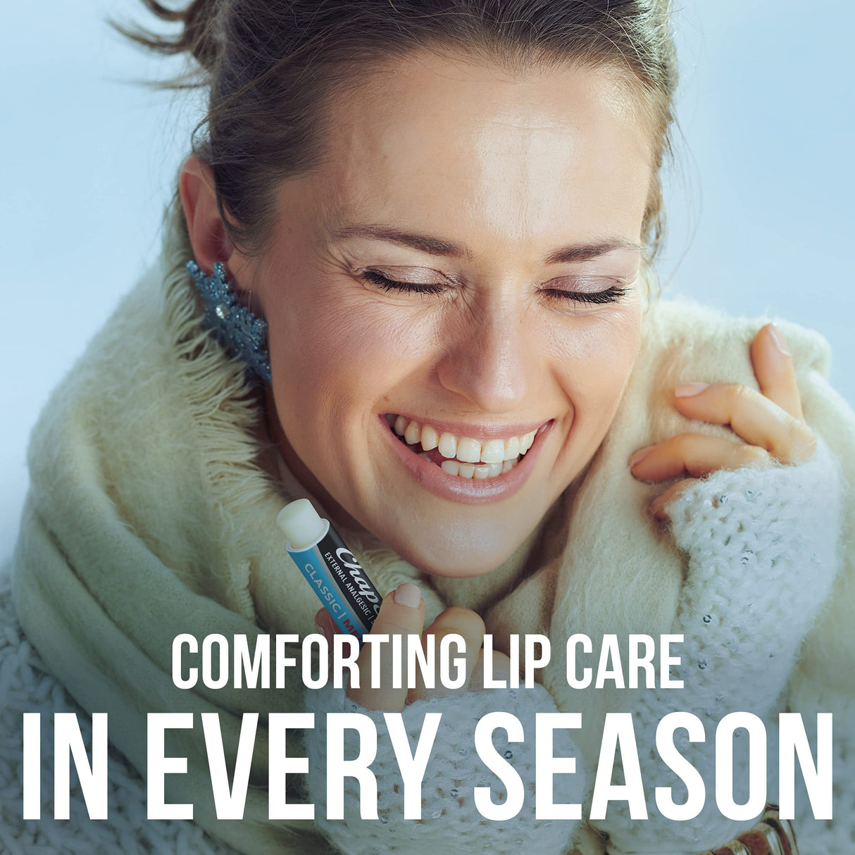 ChapStick Classic Medicated Lip Balm Tubes, Chapped Lips Treatment and Skin Protectant - 0.15 Oz (Pack of 2)