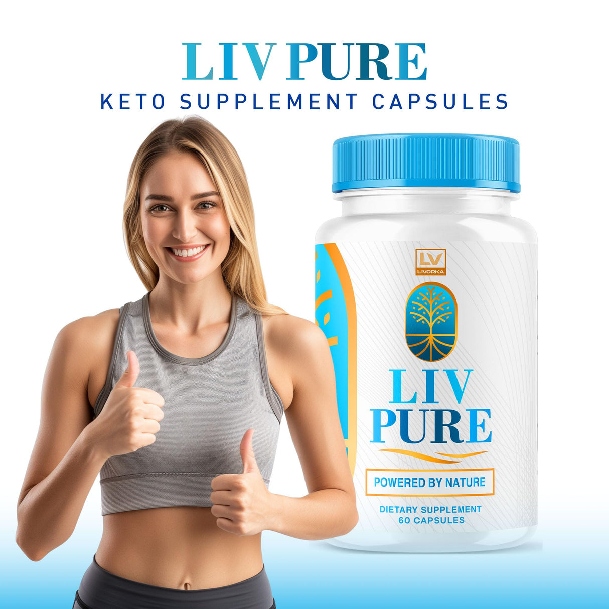 Livpure - Livpure Capsules, Official Liv Pure Liver Supplements Advanced for Overall Health & Wellness, All Natural Formula Liv Pure Pills Reviews, 60 Capsules for 1 Month