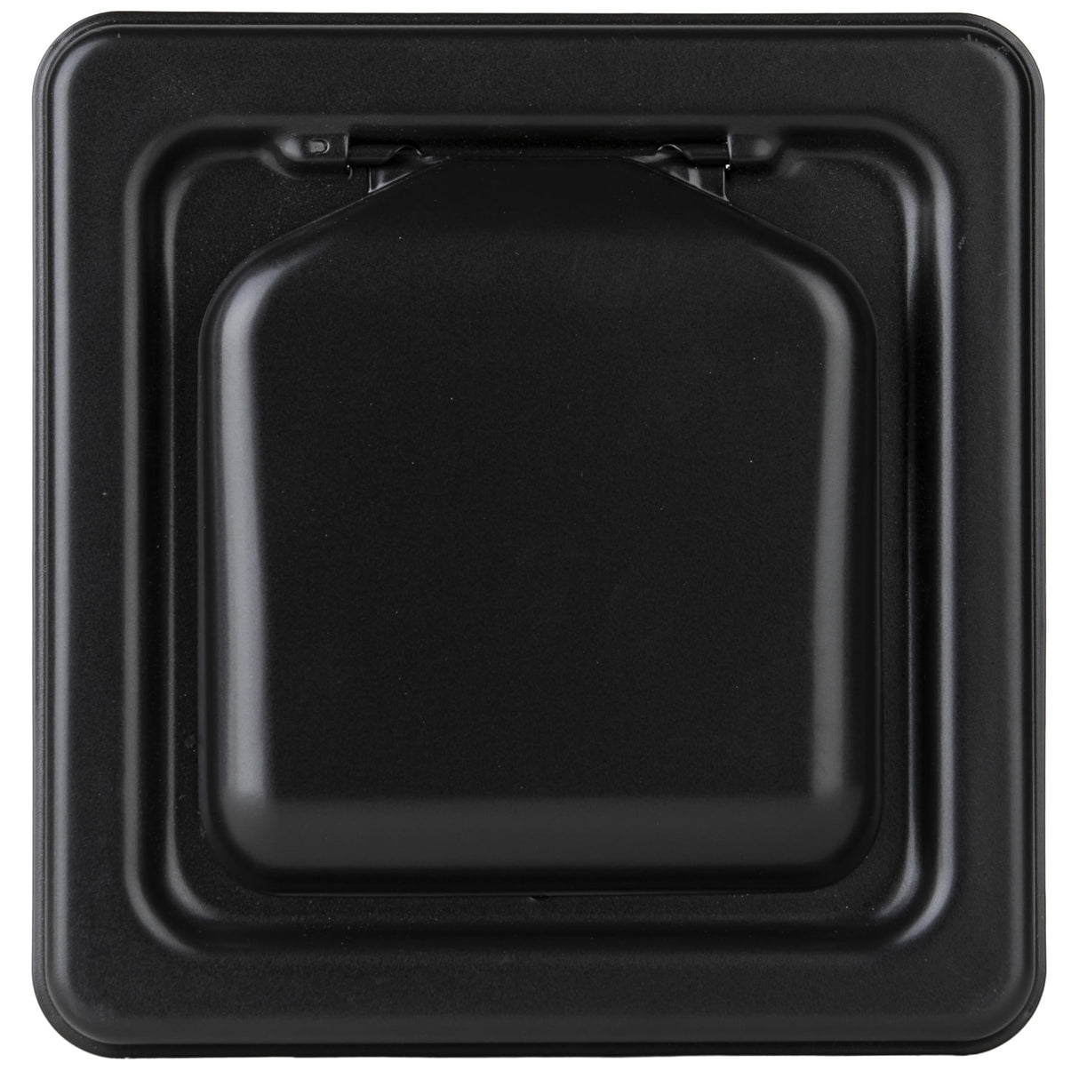 NO-PEST VENT MetalGuard, Dual Door Dryer Vent Cover Outdoor 4 Inch, Powder-Coated Heavy Duty Steel, Pest Proof, Rust Resistant, Safe & Efficient Vent Cap (Onyx, 4" Steel With Collar)