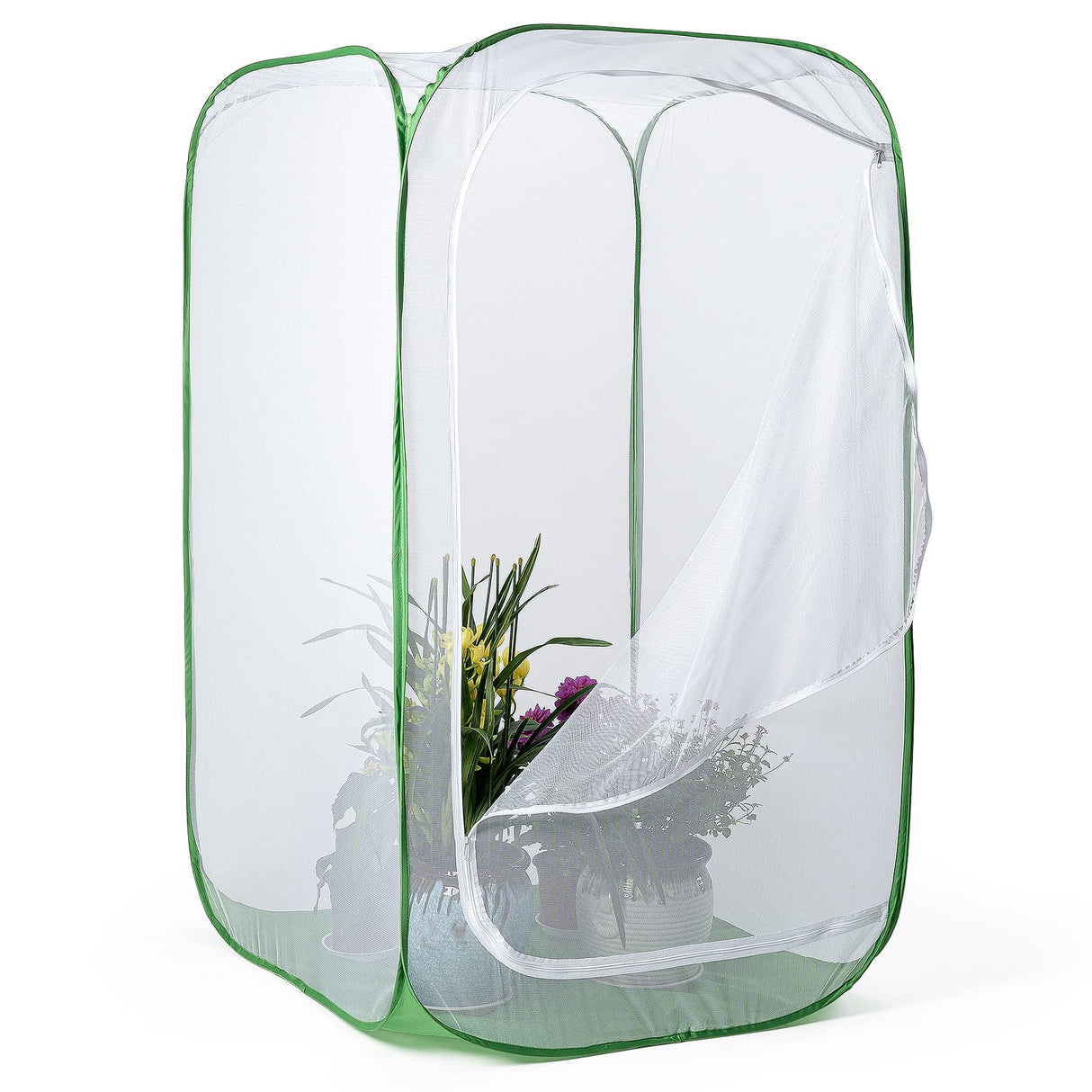 36" Outdoor Mesh Plant Enclosure, Plant Cover for Pests, Bird and Pest Protection Guard for Fruit, Vegetables, Flowers and Herbs Pop-Up Cage 24 x 24 x 36 Inches