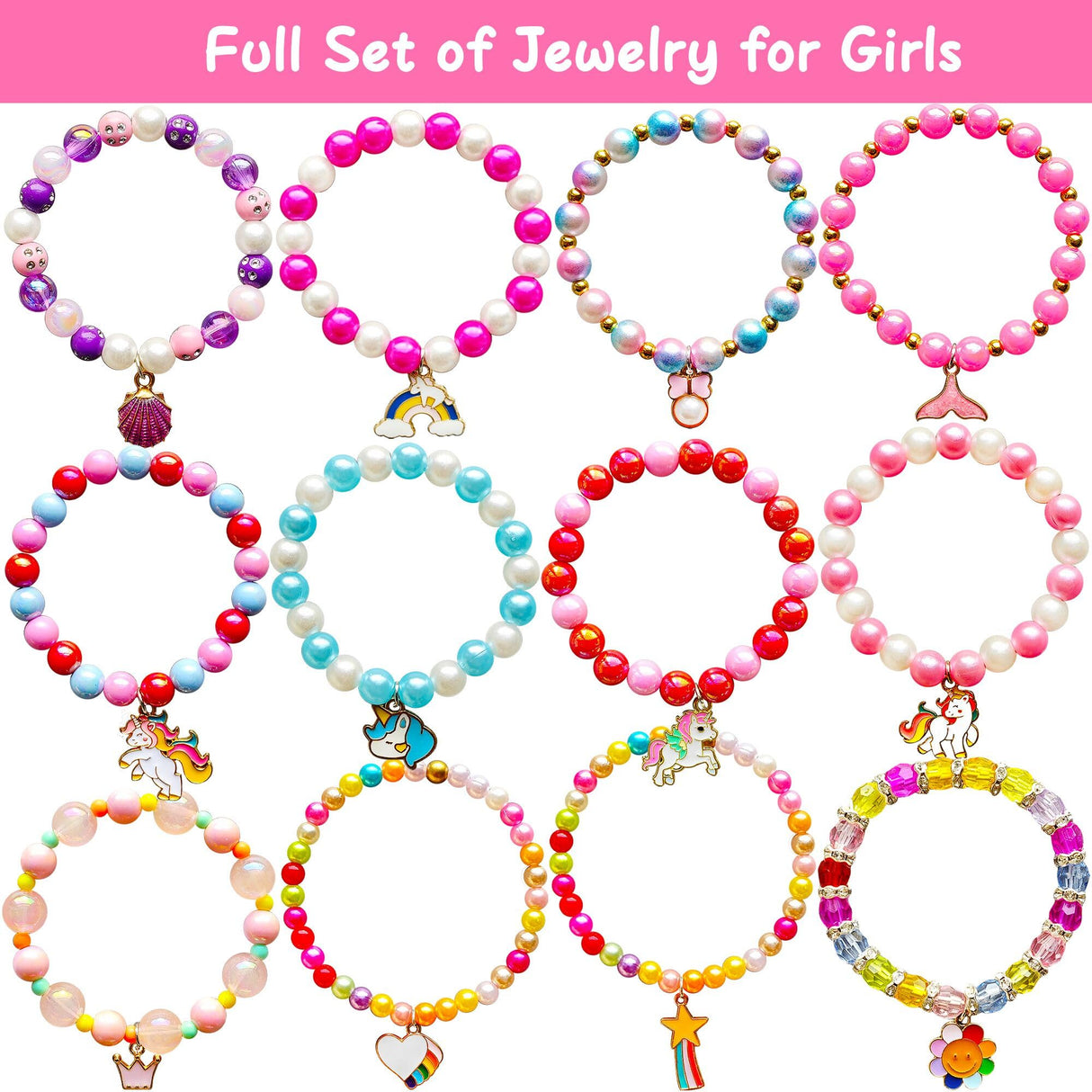 Unicorn Bath Bombs for Kids Girls 3 4 5 6 7 8 Years Old Birthday Gift for Girls Bath Bombs with Toys Surprise Jewelry Inside for Kids Toddler Girl Birthday Christmas Gifts Easter Basket Stuffers