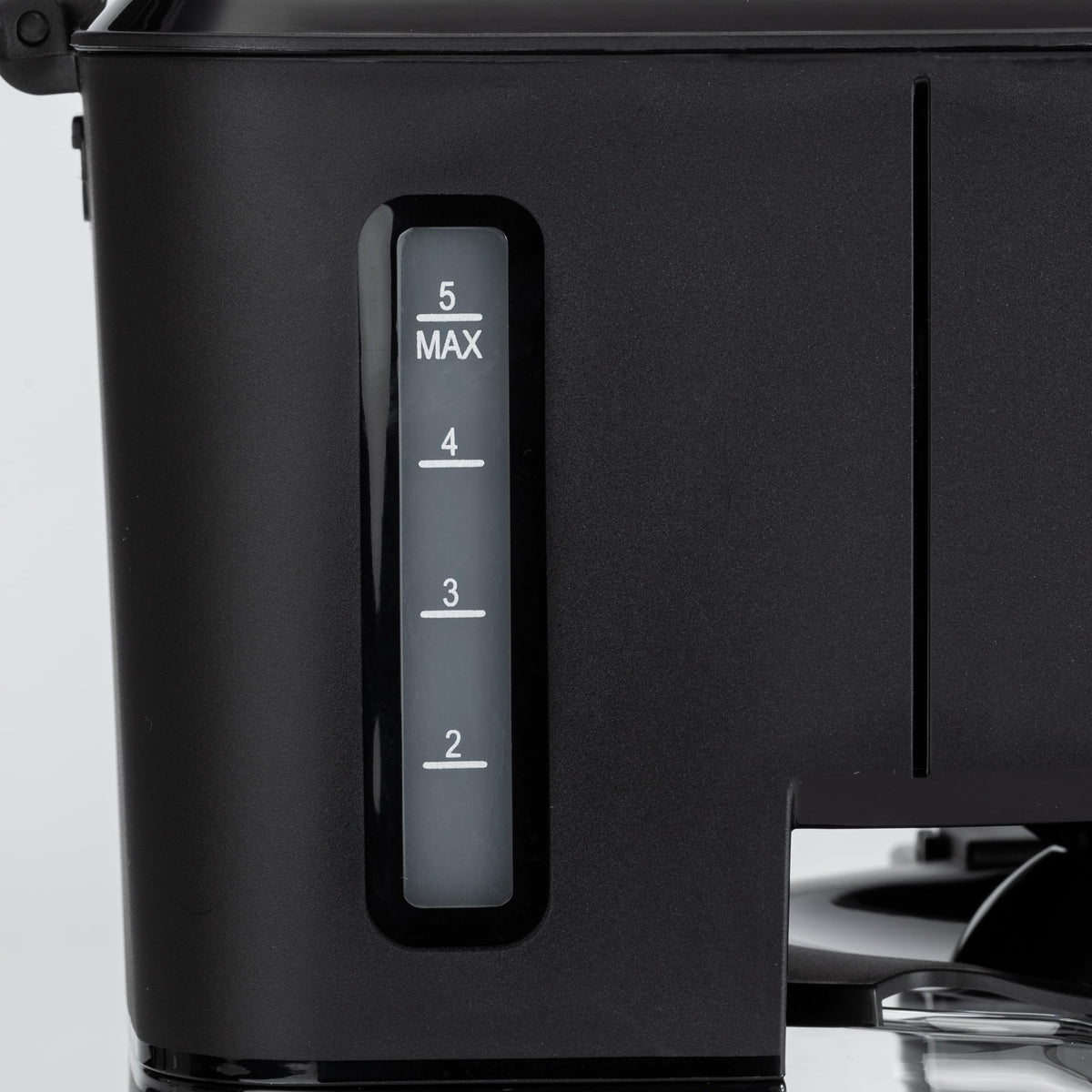 Amazon Basics 5 Cup Drip Coffee Maker with Glass Coffee Pot (0.8 Qt), Auto Shut-off, Auto Pause, Removable Filter Basket, Matte Black