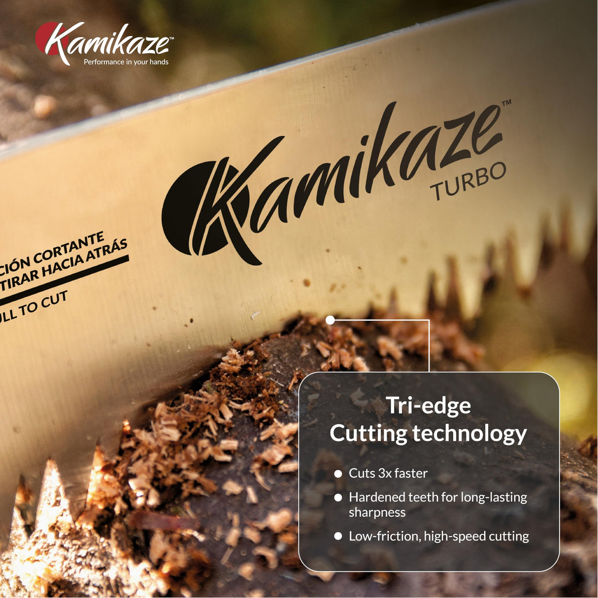 EZ Kut Kamikaze Saw Curved Blade with Scabbard - 19.3 Inch Heavy Duty Pruning - Carbon Hardened Steel Japanese Technology- Best Pruning Saw for Tree Trimming