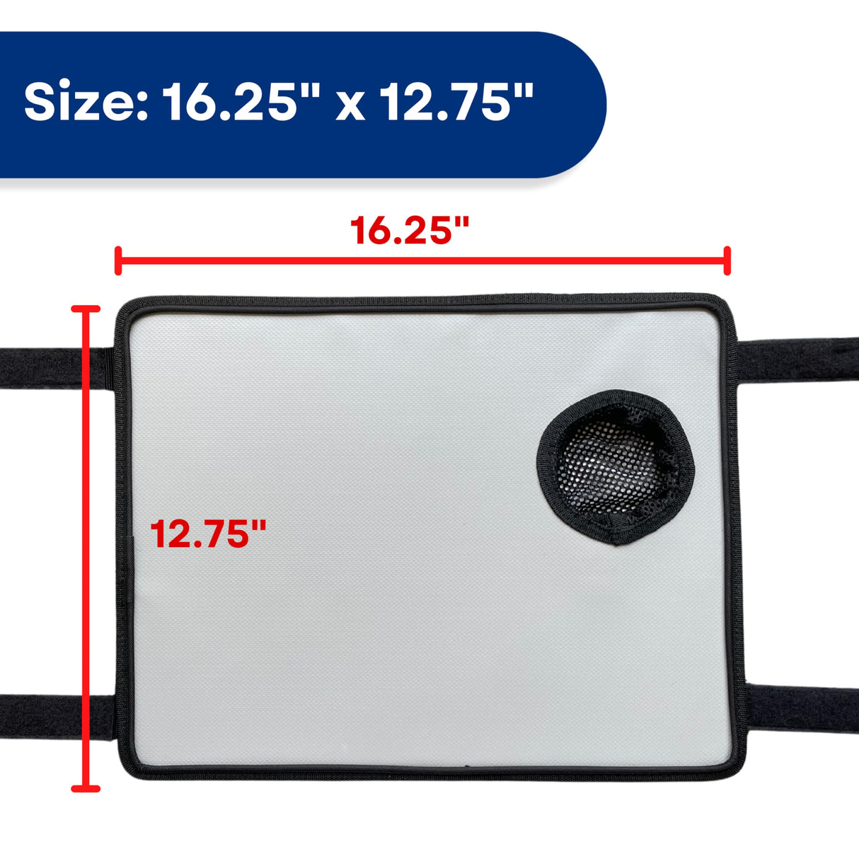 RMS Walker Tray with Cup Holder, fits Most Standard Folding Walker, Mobility Walker Accessories and Medical Table for Seniors or Individuals with Disability