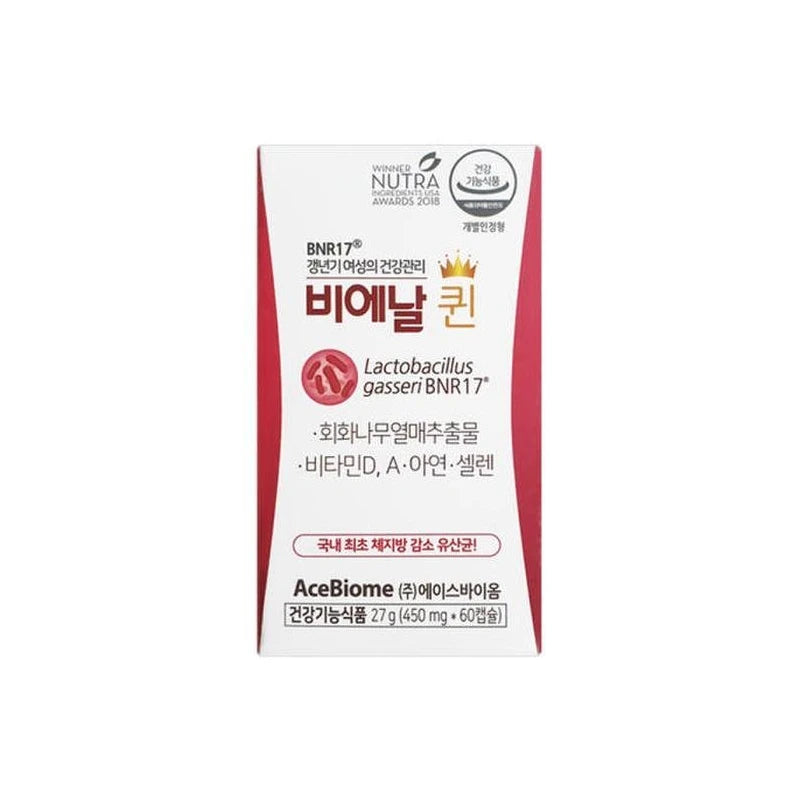 BNR17 Bienal Queen Menopausal Lactobacillus Park Joo-mi Lactobacillus 60 capsules, 1 box / BNR17비에날퀸 갱년기유산균 박주미 유산균 60캡슐, 1박스