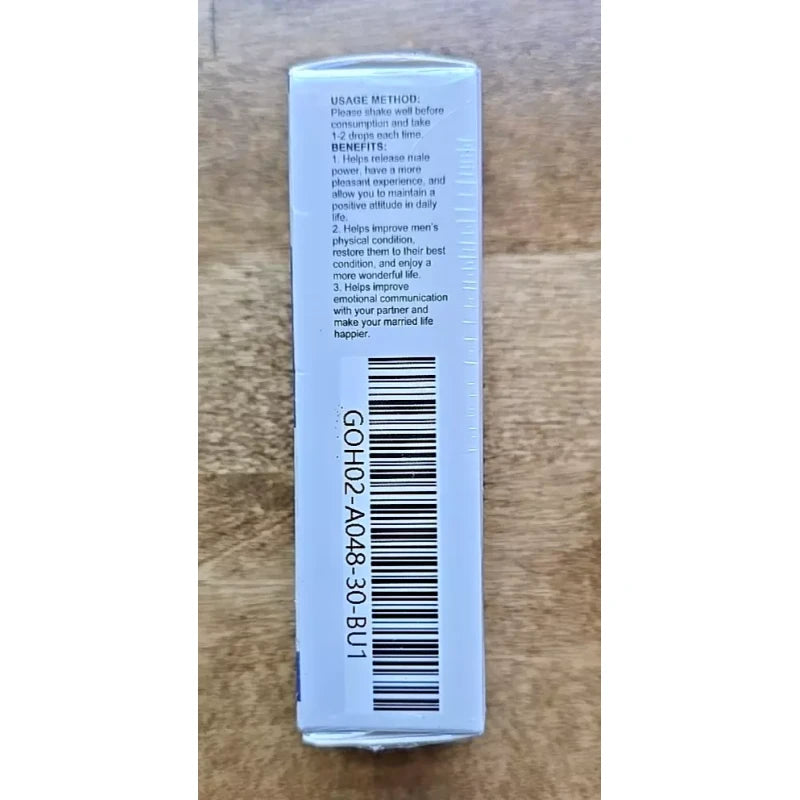 GooGeer Complex Men's Drops Hormone-Free Formula Relaxed Mood New in Box