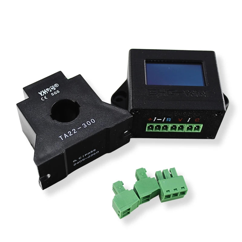 Basshead Garage Electric Circuit Testing Device Wattmeter - BHG-WM, Compact & Accurate Electric Power Meter, Measure Wattage, Voltage, Current, Power Factor, Ideal for Test Equipment