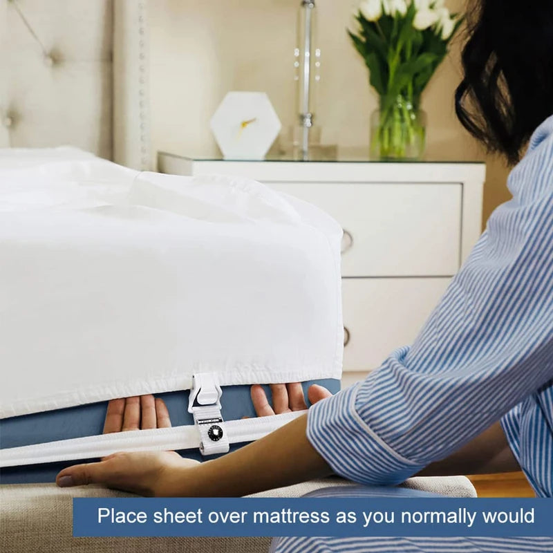 BED SCRUNCHIE - 高耐久ファブリッククリップ (クリップ2個)