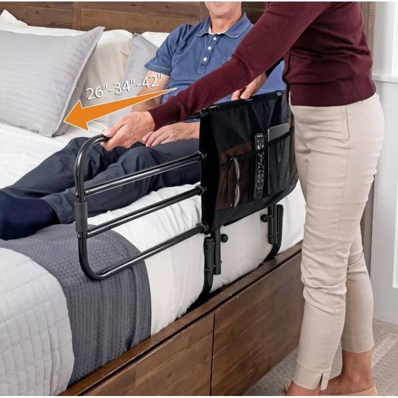 Ständer Stander EZ Adjust Bed Rail, Adjustable Senior Bed Rail and Bed Assist Grab Bar